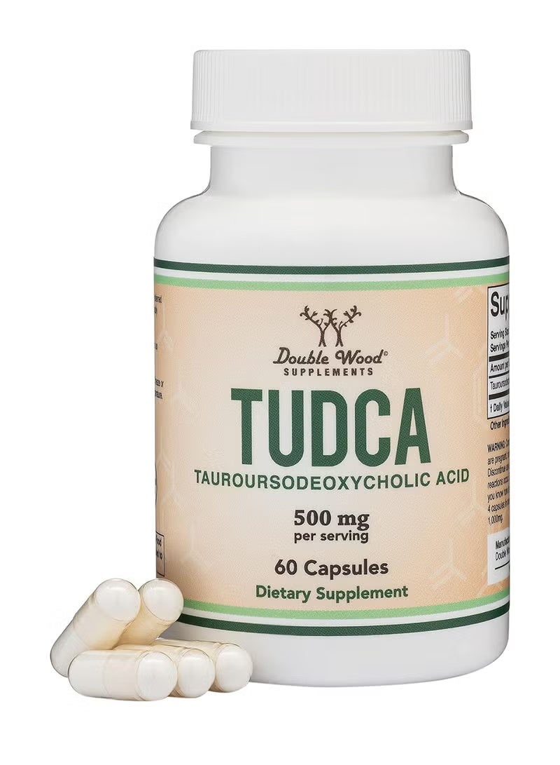 مكمل تودكا (TUDCA) لدعم صحة الكبد - 500 ملجم، 60 كبسولة - Image 1