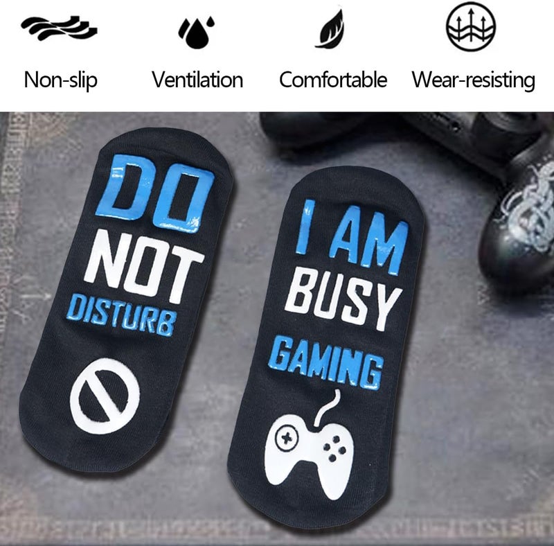 NDLBS Funny Christmas Gifts Novelty Gaming Socks Christmas Stocking Stuffers for Men Teens Boys Kids Him Adult Xmas Gifts - Image 2