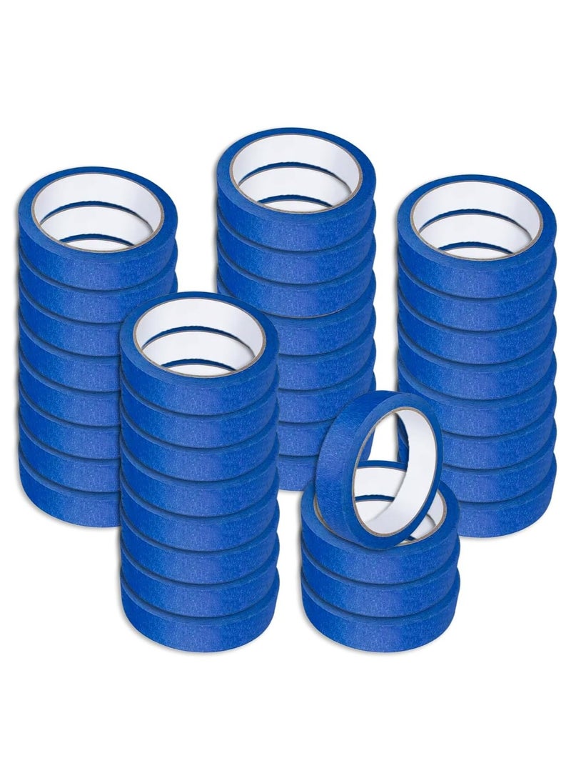 MARKQ [36 Rolls] Blue Painter’s Tape - 1" x 20 Yards Masking Tape for Painting, DIY Crafts & Home Office Use  - Image 1