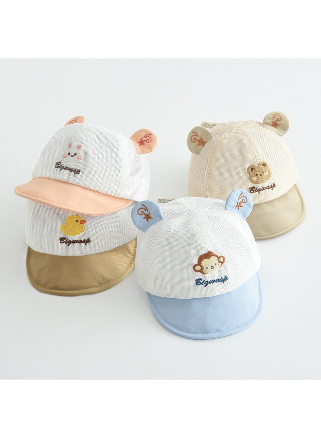 Bumblebee Baby Mesh Sun Hat Outdoor 3d Brim Boneless Foldable Bucket Hat - Image 4