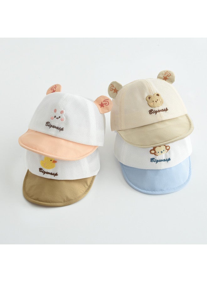 Bumblebee Baby Mesh Sun Hat Outdoor 3d Brim Boneless Foldable Bucket Hat - Image 3