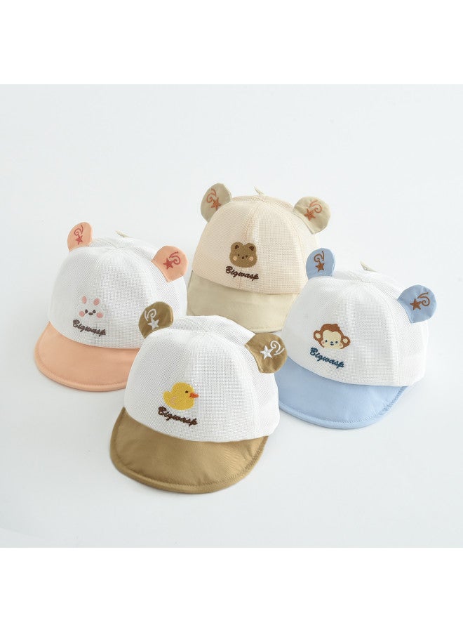 Bumblebee Baby Mesh Sun Hat Outdoor 3d Brim Boneless Foldable Bucket Hat - Image 5