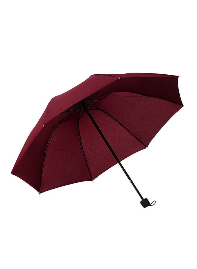 NIBEMINENT - Folding Umbrella Wine Red - Image 1