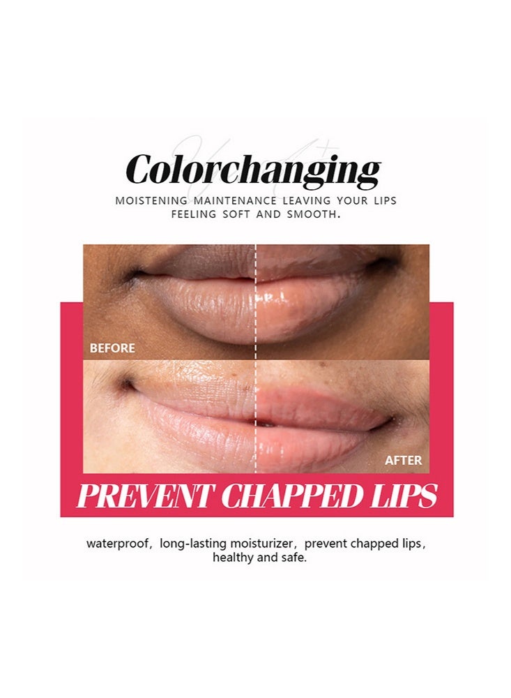 PAGE VINE Ceramide Lip Blur Balm- Conditioning Lip Mask and Lip Balm for Instant Moisture, Shine and Hydration - Sheer-Tinted, Soothing Lip Care - Coffee - Image 3