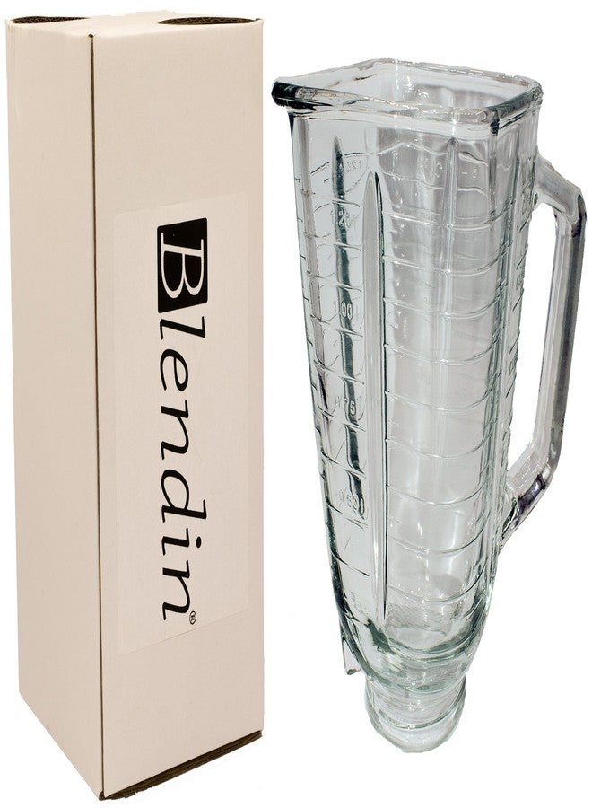 Blendin 5 Cup Square Top Glass Jar Replacement Part. Compatible with Oster and Osterizer Blenders - Image 5