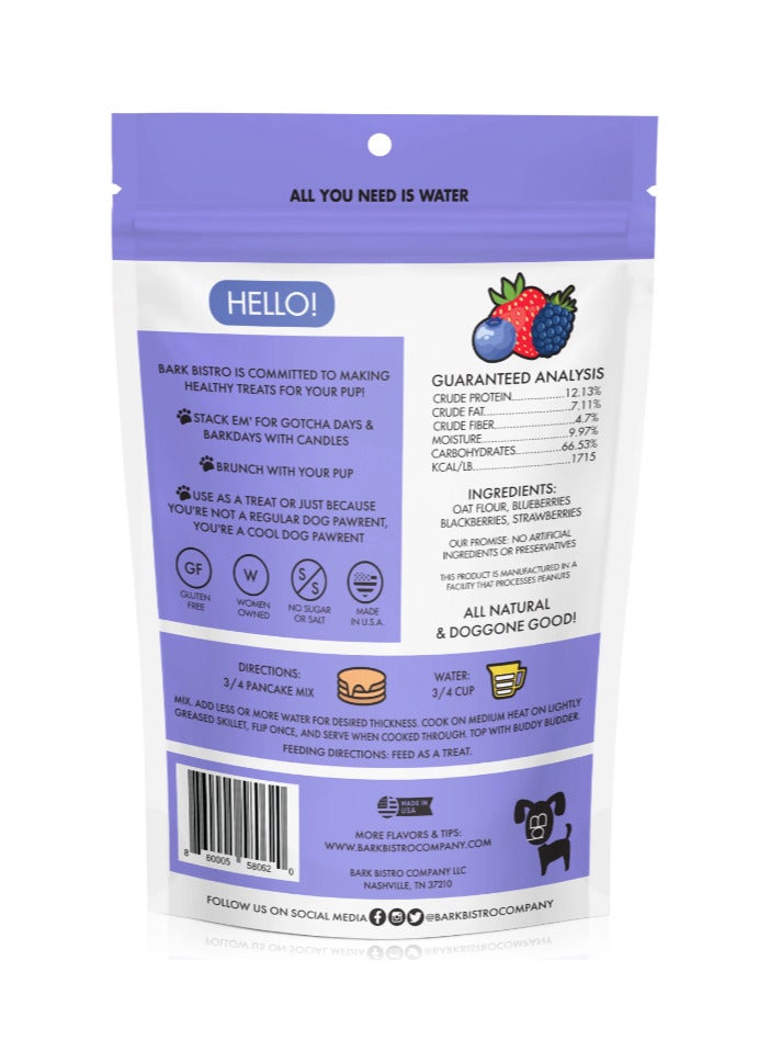 بارك بيسترو بان كيك بوش – بان كيك طبيعية 100٪ للكلاب، مصنوعة في الولايات المتحدة الأمريكية،[ 396 جرام | 14 أونصة] 🐶 - Image 2