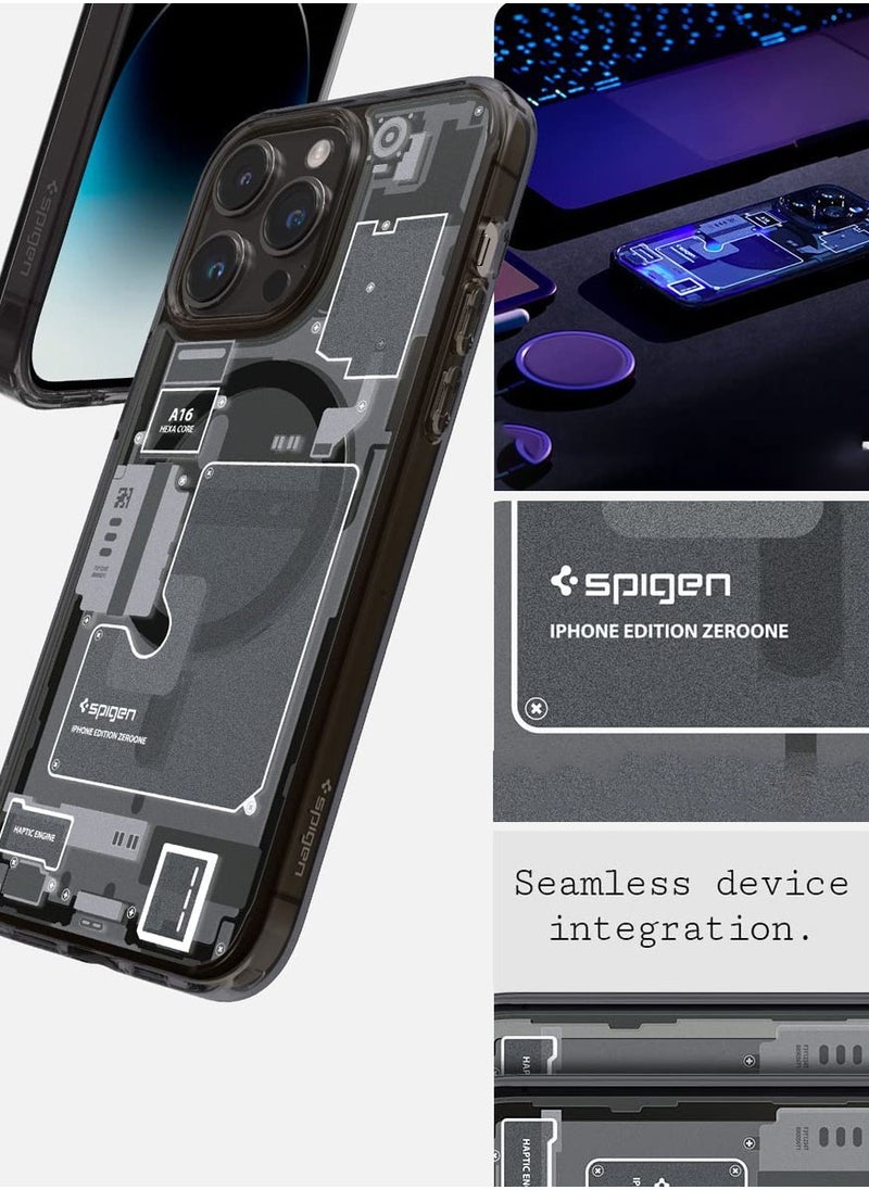 Spigen Ultra Hybrid Mag iPhone 14 Pro Max Case Cover with Magsafe - Zero One  - Image 4
