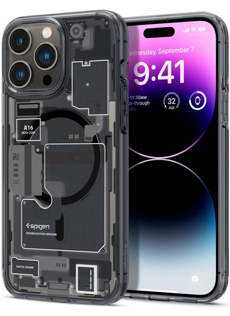 Spigen Ultra Hybrid Mag iPhone 14 Pro Max Case Cover with Magsafe - Zero One  - Image 1