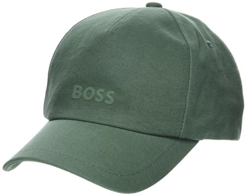 BOSS Cotton Twill Center Logo Cap, Green Pumpkin Seeds, PCE. - Image 3