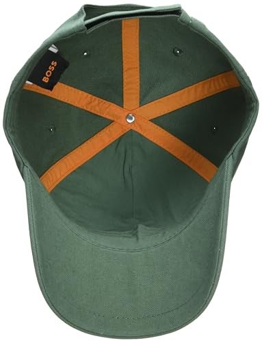 BOSS Cotton Twill Center Logo Cap, Green Pumpkin Seeds, PCE. - Image 2