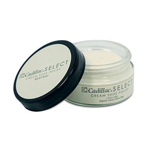 Cadillac Select Premium Cream Shoe Polish – Neutral Leather Shoe Care, Nourishing Formula, Restores Shine and Color, Easy Application, Made in USA - Image 1