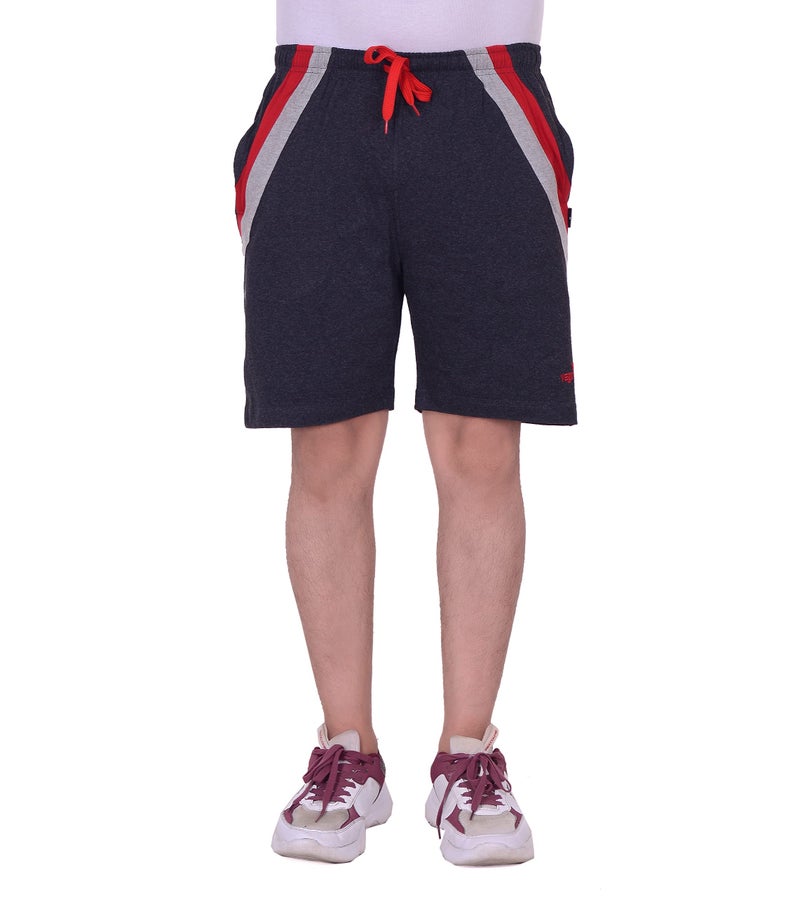 VEGO Men's Regular Shorts (MS-6060-CHARCOL-40_Charcoal_3XL) - Image 2