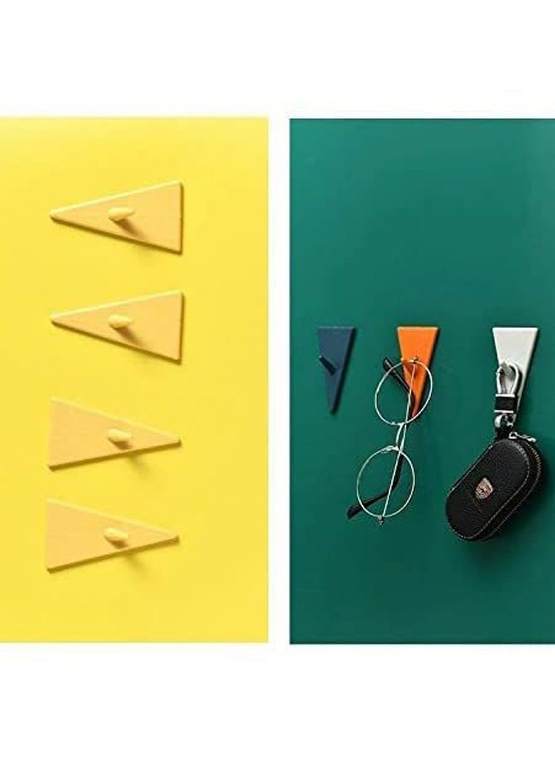 Multi Color 8 Pcs Hook Hanger Triangle - Image 1