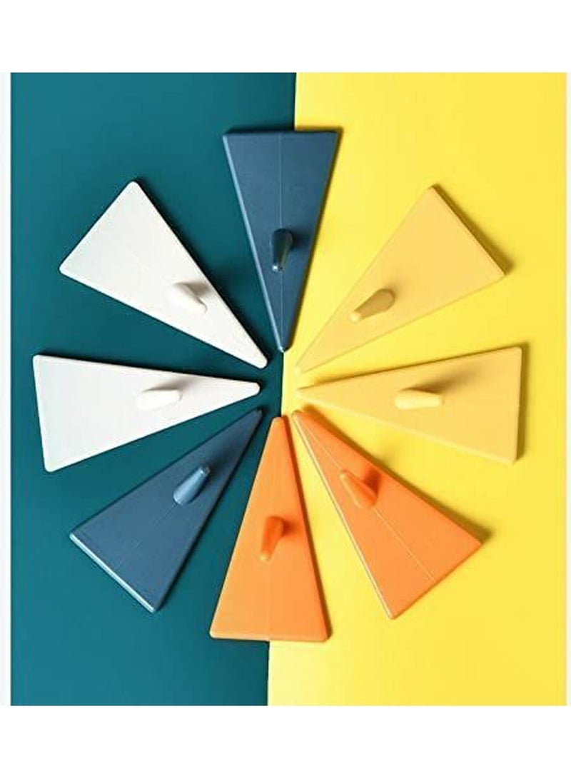 Multi Color 8 Pcs Hook Hanger Triangle - Image 2