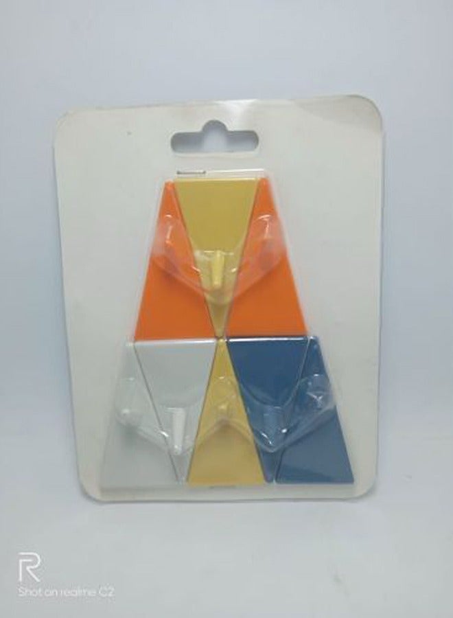 Multi Color 8 Pcs Hook Hanger Triangle - Image 4