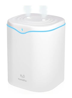 Humidifiers for Bedroom, 2L Cool Mist Humidifier for bedroom, USB Portable Desk Humidifier, Quiet Ultrasonic Humidifier with 2 Mist Modes and 7-Color Light, Auto Shut-Off, for Travel & home