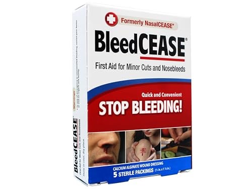 BleedCEASE First Aid White 5 Count - Image 5