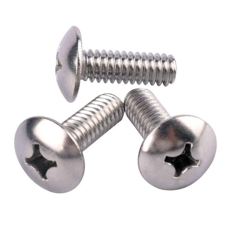 KOSJETHAS Store #10-24 x 5/8" Truss Head Phillips Machine Screws, 304 Stainless Steel 18-8, UNC Full Machine Thread, Bright Finish, Quantity 50Pcs - Image 5