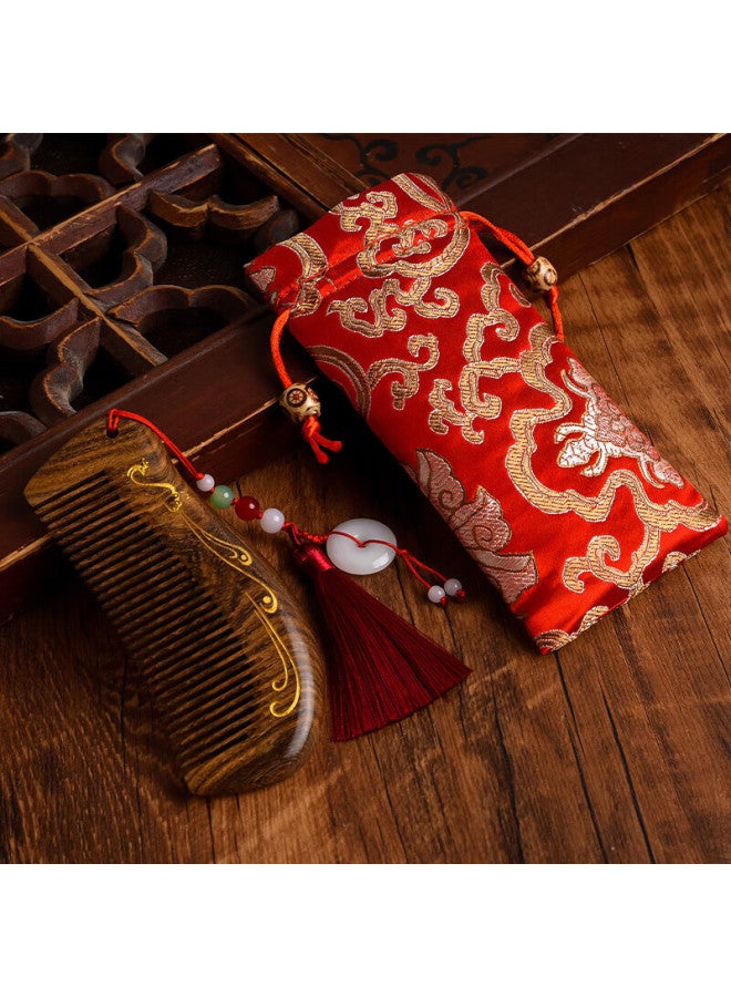 Hang Silk House Hangsi Mansion Silk Scarf Gift Box Set Group Purchase Souvenir For Women Practical Mother's Day Gift For Mother Elderly Birthday Gift Surprising Swan + Comb - Image 3