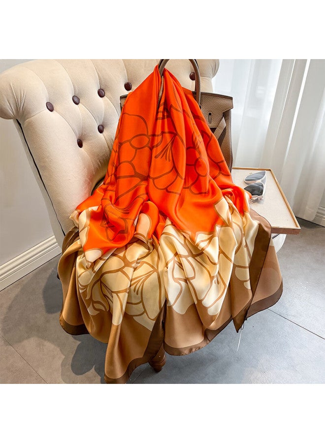 Hang Silk House Hangsi Mansion Silk Scarf Gift Box Set Group Purchase Souvenir For Women Practical Mother's Day Gift For Mother Elderly Birthday Gift Surprising Swan + Comb - Image 4
