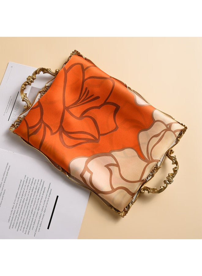 Hang Silk House Hangsi Mansion Silk Scarf Gift Box Set Group Purchase Souvenir For Women Practical Mother's Day Gift For Mother Elderly Birthday Gift Surprising Swan + Comb - Image 2