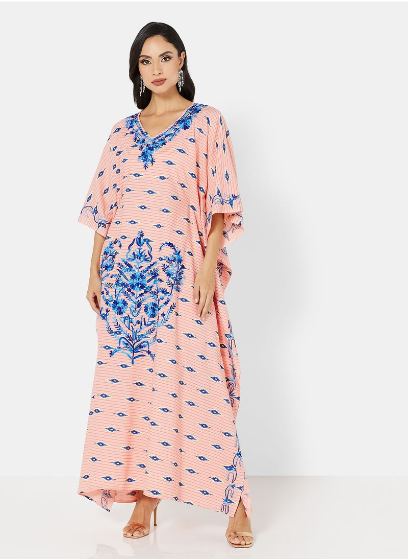 ARABIAN CLOSET EMBROIDERED KAFTAN  - Image 1