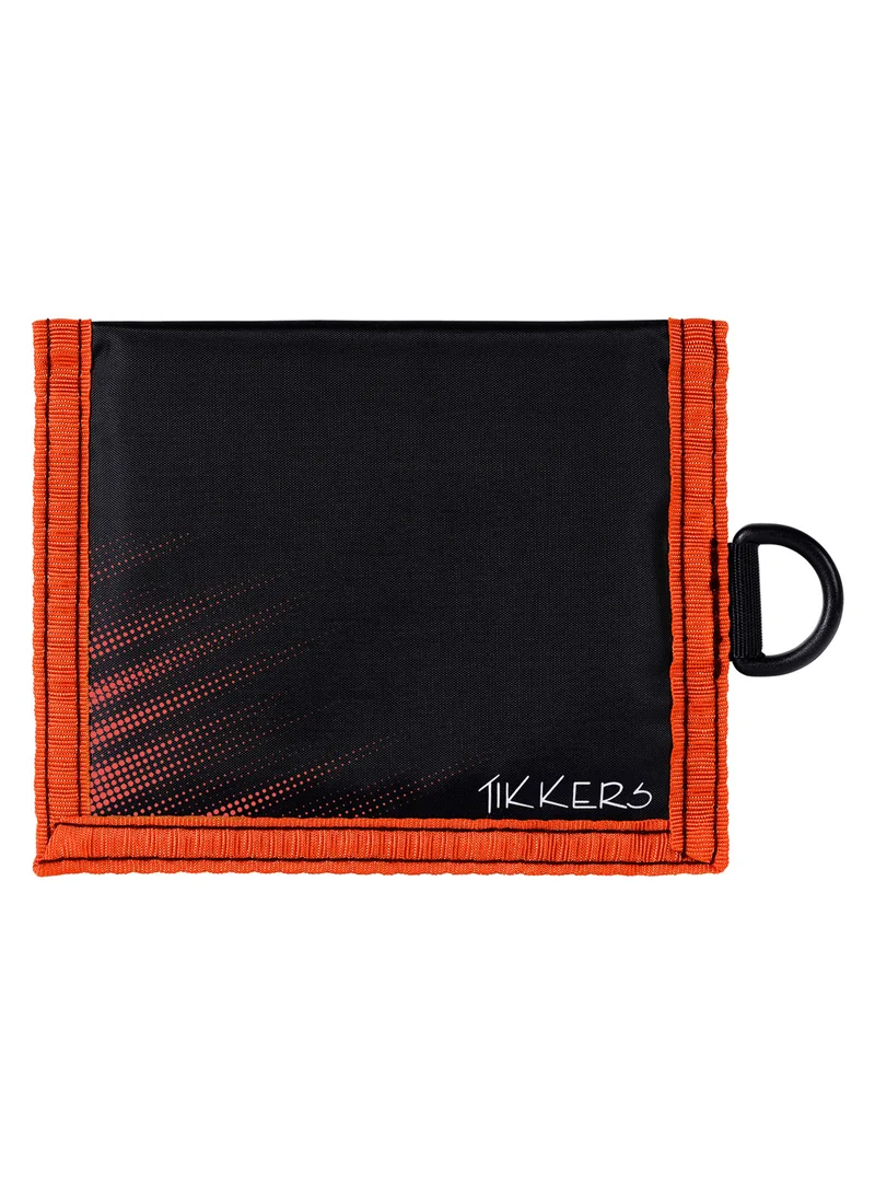 Tikkers Tikkers Black & Orange Football Watch, Necklace and Wallet Gift Set - ATK1108