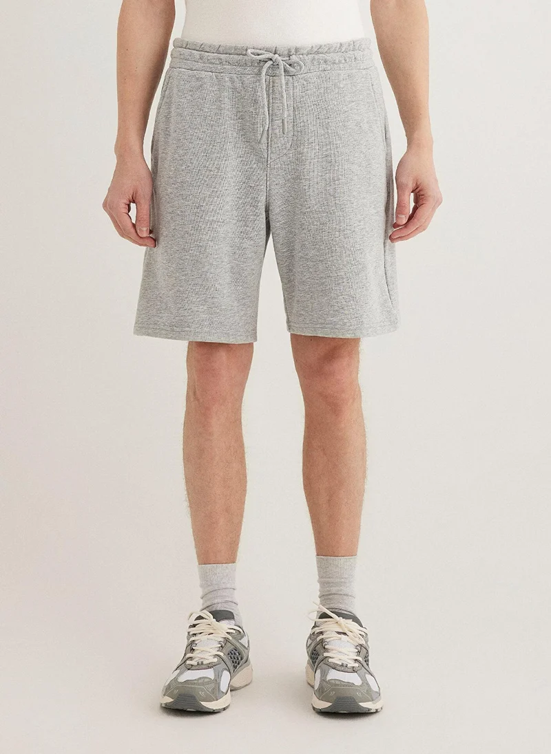مافي Grey Basic Shorts