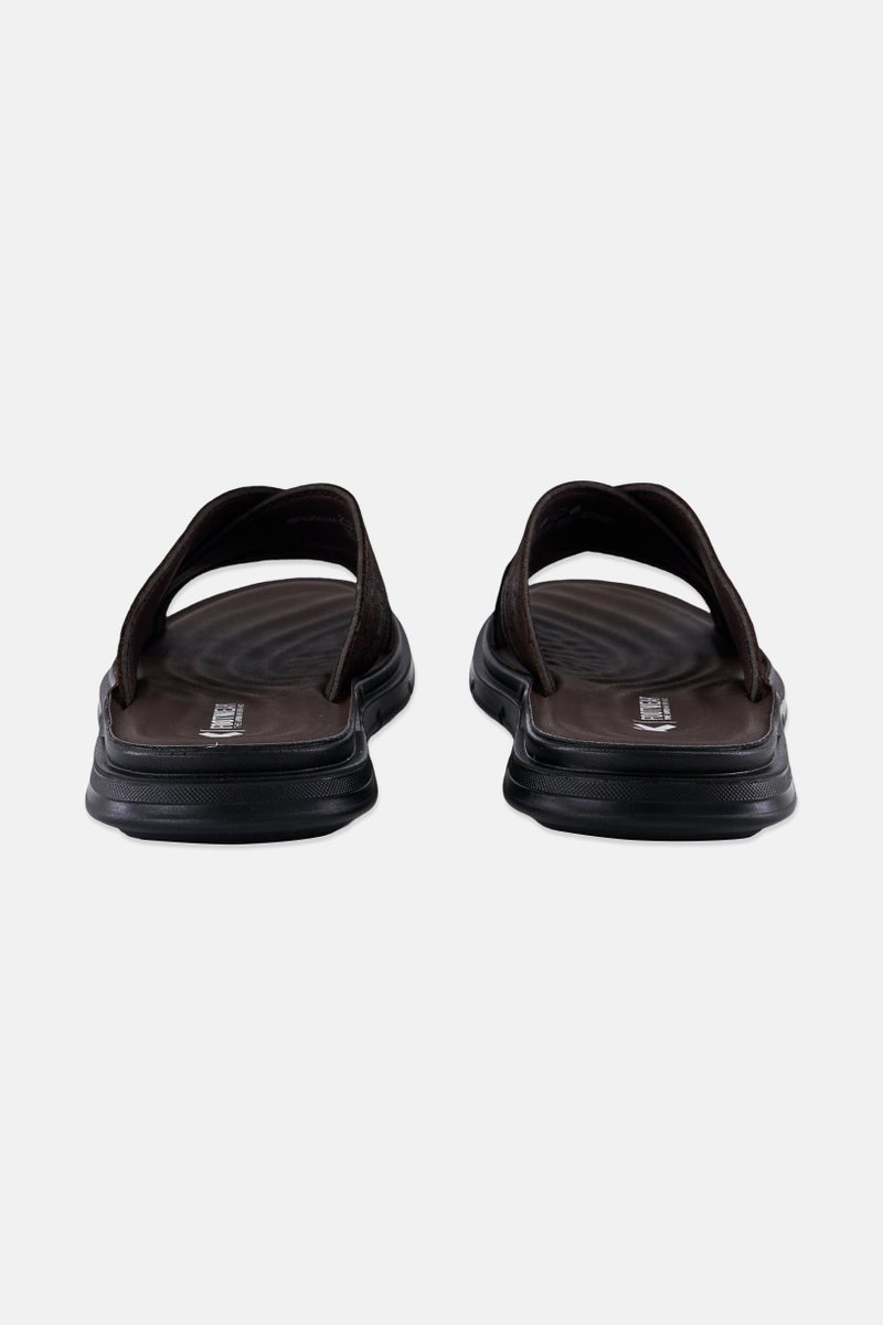 Xti Men Leather Upper Slip On Scandals, Brown - Image 2