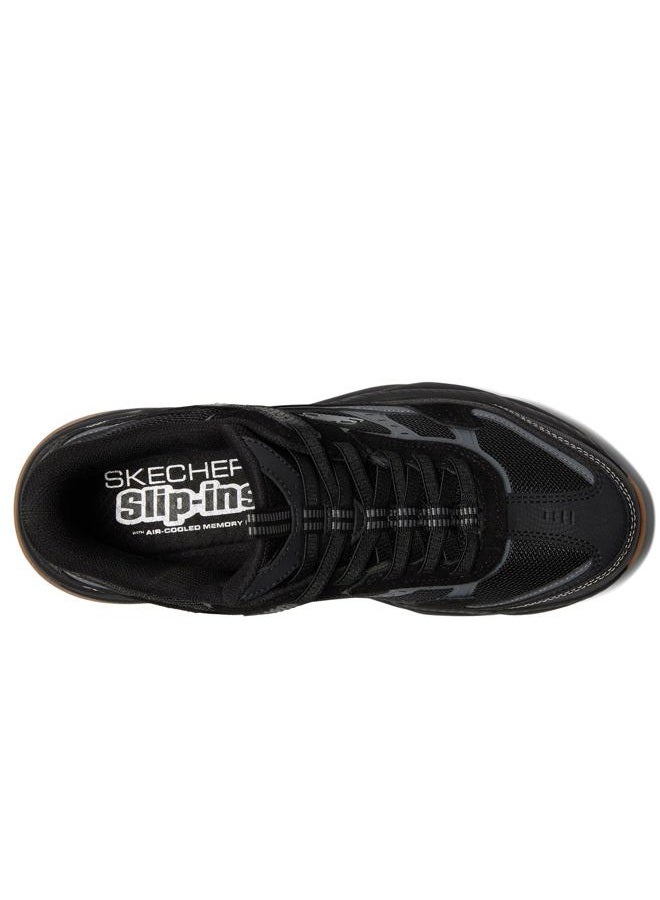 SKECHERS Men's Vigor at Hands Free Slip-in Sneaker, Black/Black, 11 Wide - Image 2