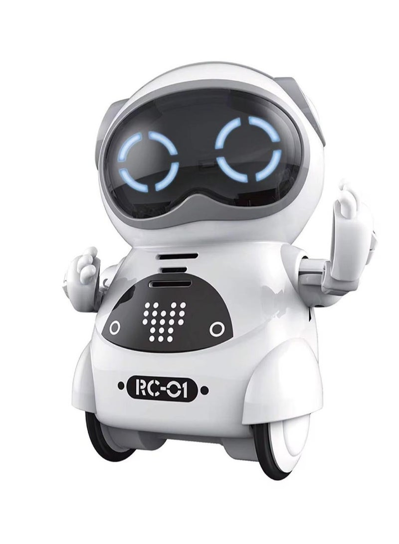 لعبة روبوت صغيرة ذكية للأطفال - التحكم الصوتي، هدية تعليمية للعلوم والتكنولوجيا والهندسة والرياضيات - Image 1