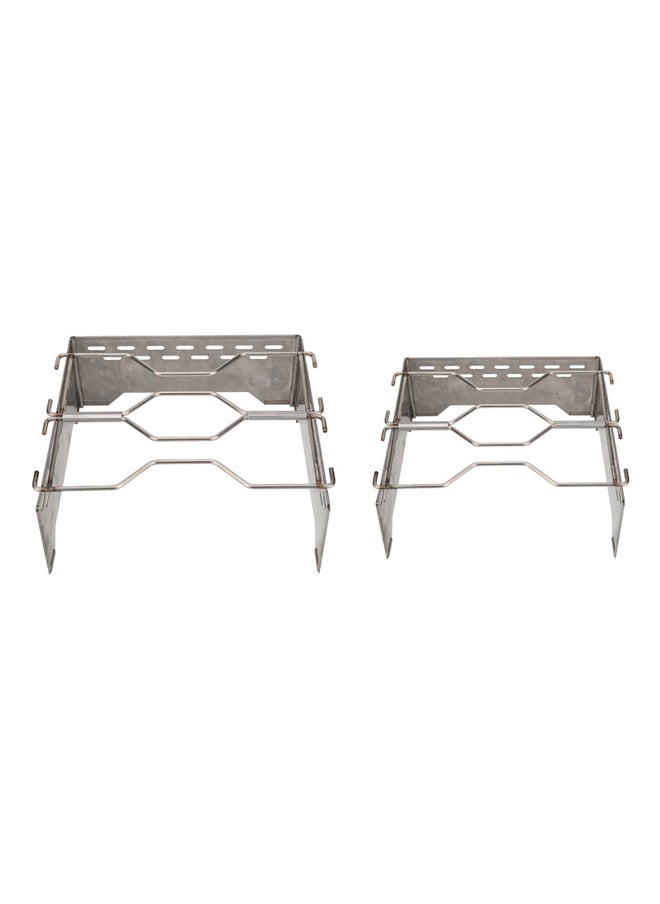 AL SANIDI Traveler's fire Stand, Portable mini barbecue charcoal grill for picnics  - Image 5