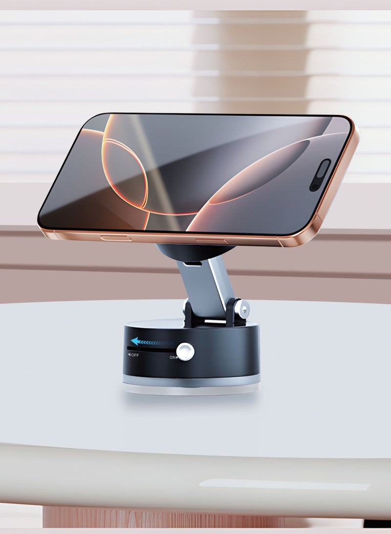 ريفرسونج حامل هاتف مغناطيسي للسيارة MagClip 07، حامل شفط مفرغ، قابل للتعديل بزاوية 360 درجة، حامل هاتف بدون استخدام اليدين للسيارة/الصالة الرياضية/المرآة/الدش، متوافق مع iPhone 16 Pro Max وAndroid - Image 2