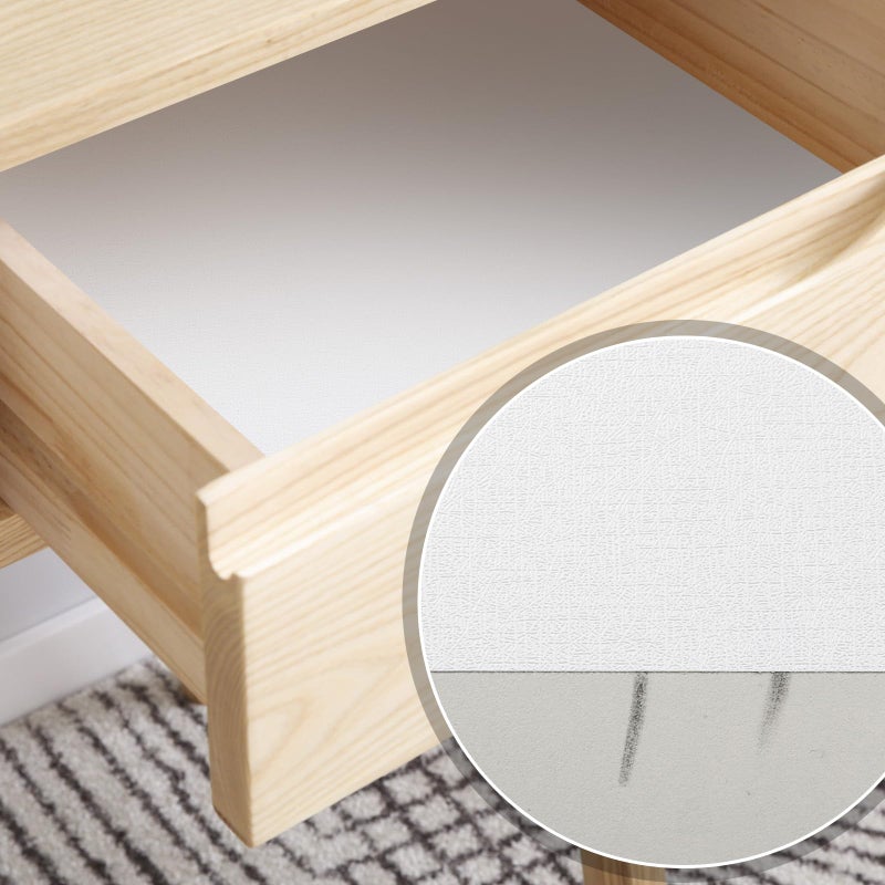 Qianglive White Contact Paper Solid White Peel and Stick Wallpaper 17.3"x120" Matte Self Adhesive Waterproof Vinyl Roll for Bathroom Kitchen Backsplash Cabinets Shelf Liners Drawers - Image 5