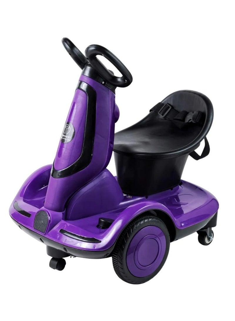 ريكسا سكوتر كهربائي للأطفال بأربع عجلات - محركان، أضواء LED وموسيقى - Image 2