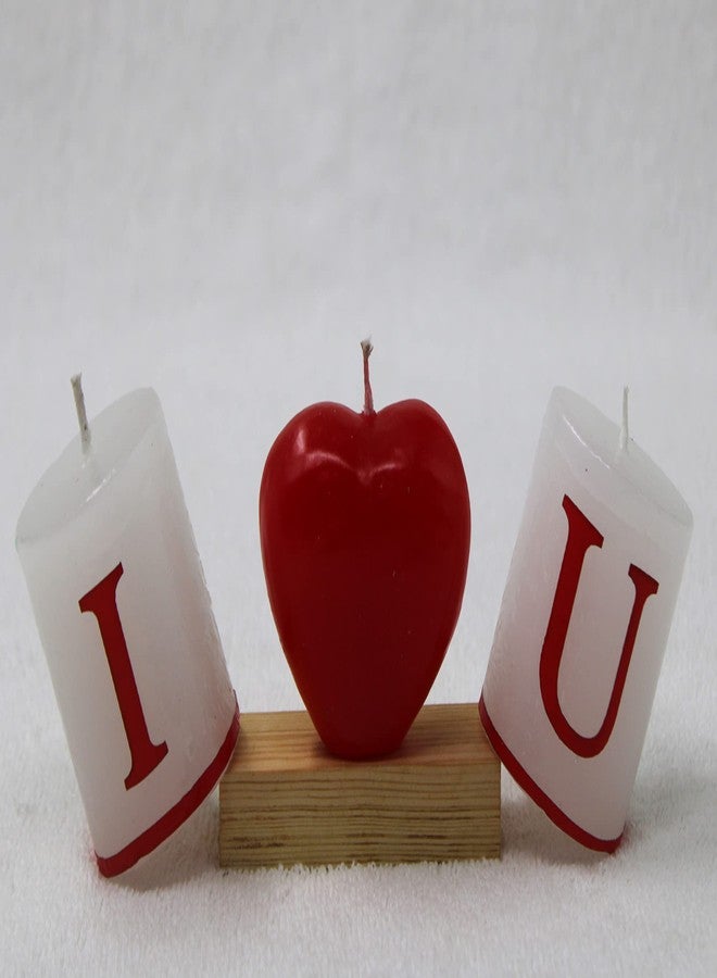 Luces Valentines Candle Valentine Pillar Candle Valentine Day Gift Set Home Decor Combo Set for Boyfriend Girlfriend Husband - Image 2