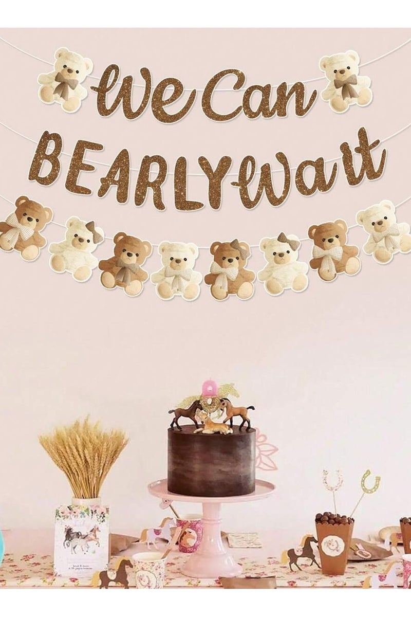 Baby Gender Reveal Party Banner – Features a cute teddy bear design that adds a special touch to baby showers or gender reveal celebrations  - Image 4