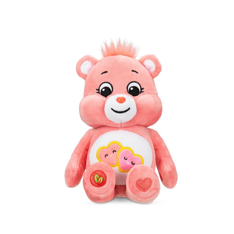 Basic Fun Care Bears 22033 9 Inch Bean Plush Love-A-Lot Bear, Collectable Cute Plush Toy, Cuddly Toys for Children, Soft Toys for Girls and Boys, Cute Teddies Suitable for Girls and Boys Aged 4 Years + - Image 1