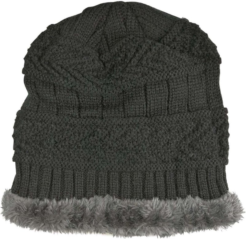 HINDAWI Winter Beanie Hat for Boys Girls (5-14 Years) Slouchy Beanie Windproof Warm Knit Kids Skull Cap - Image 2