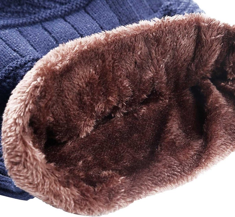 HINDAWI Winter Beanie Hat for Boys Girls (5-14 Years) Slouchy Beanie Windproof Warm Knit Kids Skull Cap - Image 5