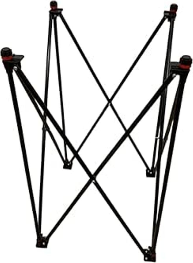 Foldable Height Adjustable Lightweight Carrom Board Stand (Black) - Image 1