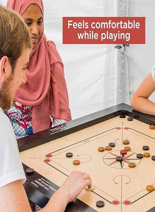 Foldable Height Adjustable Lightweight Carrom Board Stand (Black) - Image 5