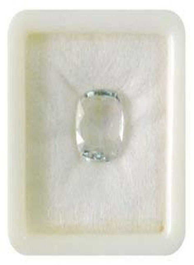 JEMSPRIME 7.25 Ratti 6.00 Carat Natural Sapphire AAA+++ Quality White Pukhraj Stone Original Certified - Image 1