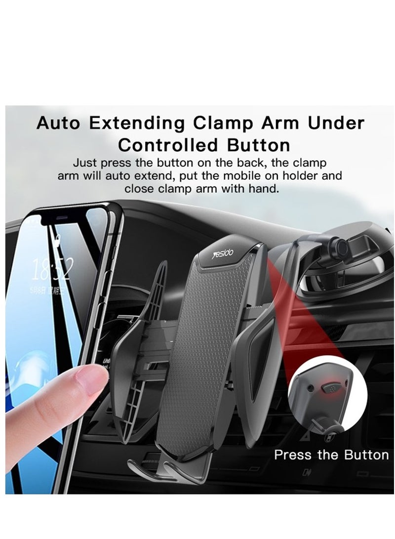 Yesido C99 Car Center Console Suction Cup Mobile Phone Navigation Holder (Black) - Image 3