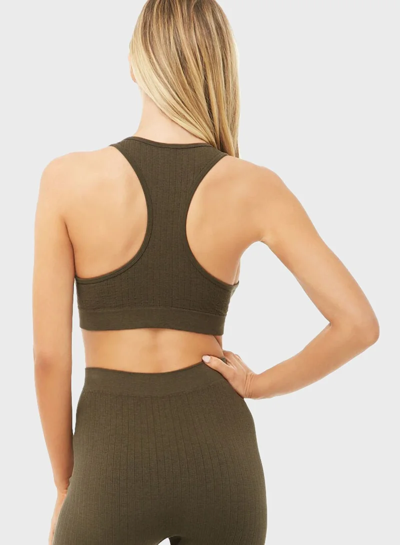 FOREVER 21 Scoop Neck T-Shirt Bra
