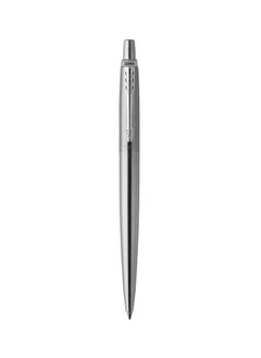 PARKER 1-Piece Jotter Ballpoint Pen Blue Ink Medium Tip Chrome Barrel  - Image 3