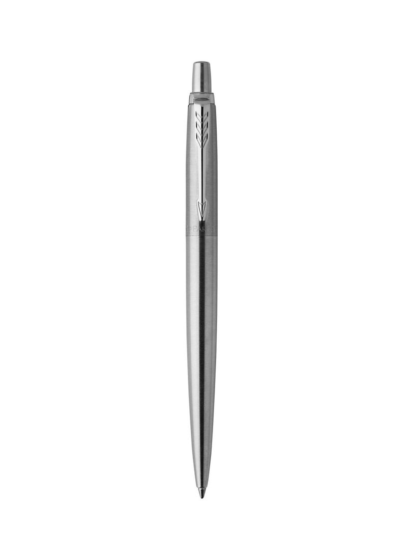 PARKER 1-Piece Jotter Ballpoint Pen Blue Ink Medium Tip Chrome Barrel  - Image 3