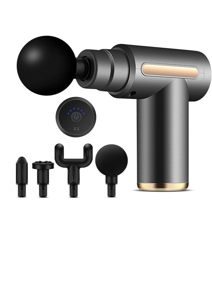 Relax Smart Mini Massage Gun Percussion Deep Tissues Muscle Massager Gun With 6 Speeds Massage Device Super Quiet Portable Electric Handheld Body Massager For Back Neck Pain Relief  - Image 3