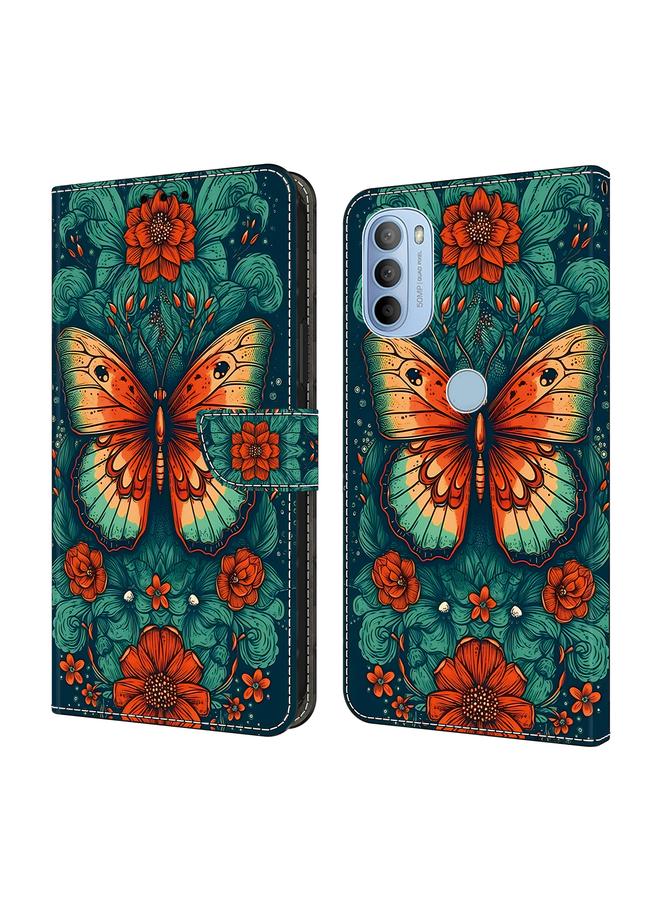 S-TOP Case For Motorola Moto G31/G41 Crystal Painted Leather Phone case - Image 1