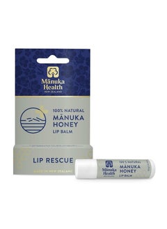 Manuka health Lip Rescue - 0.16 oz Lip Balm for Dry Cracked Lips - 100% Natural Lip Balm with MGO 250+ Manuka Honey and Beeswax Provides Potent Lip Care 